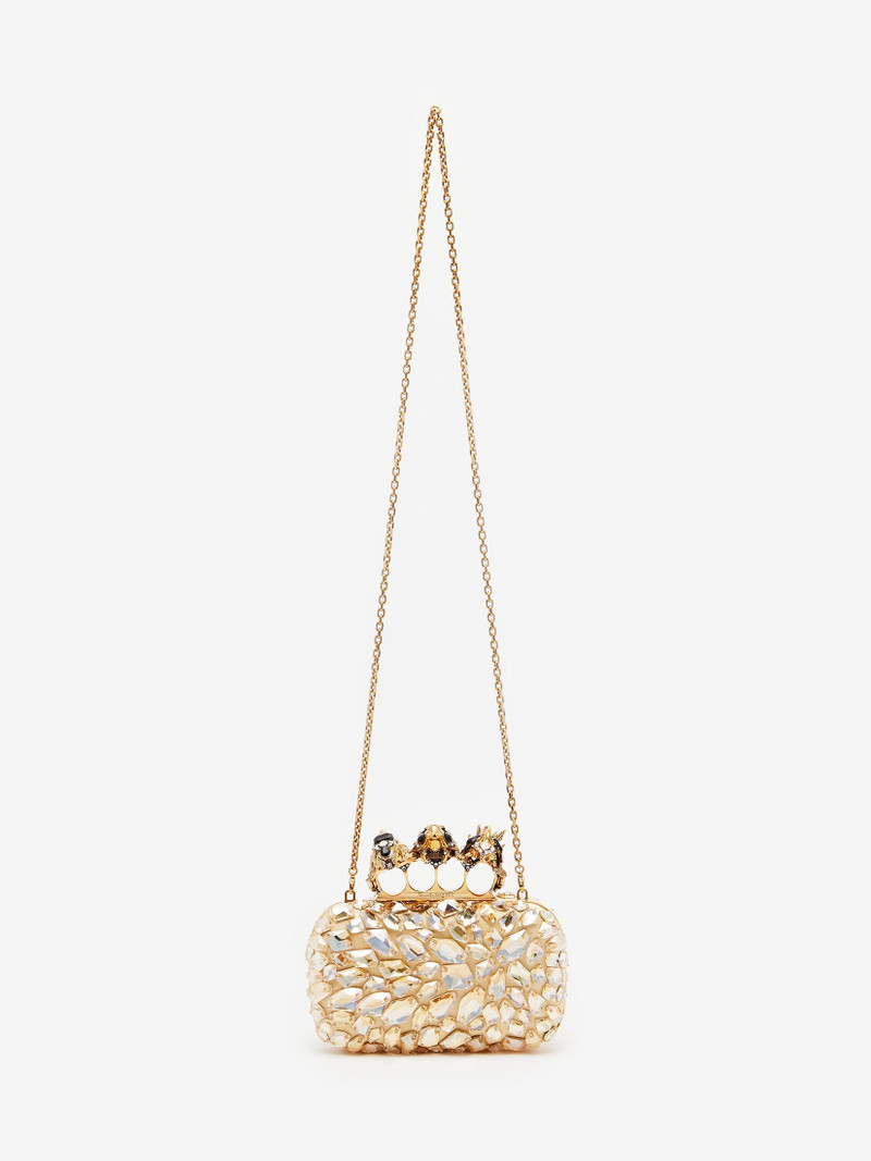 Women's Bosch Knuckle Clutch in Gold 5