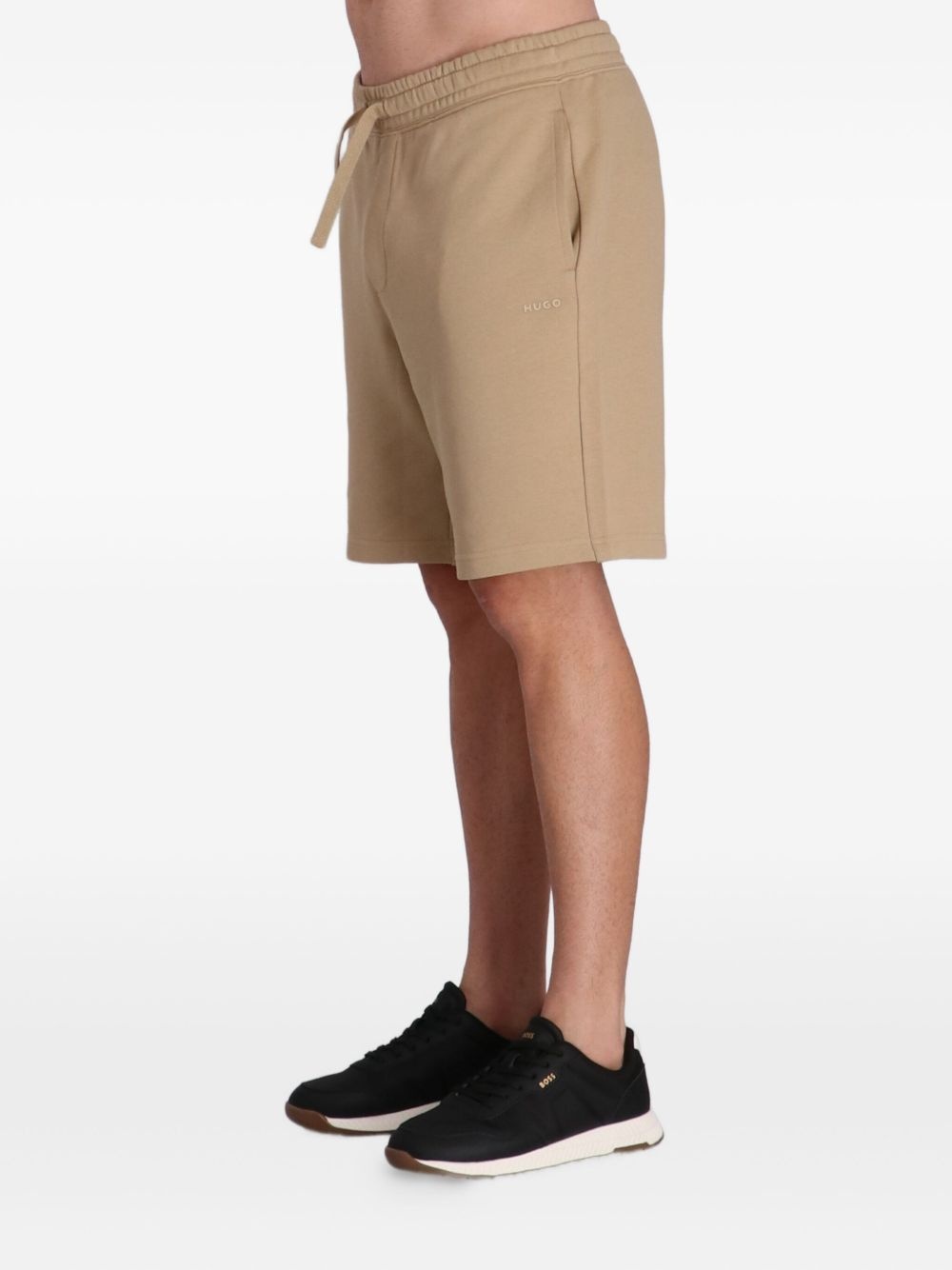 drawstring-waist shorts - 3