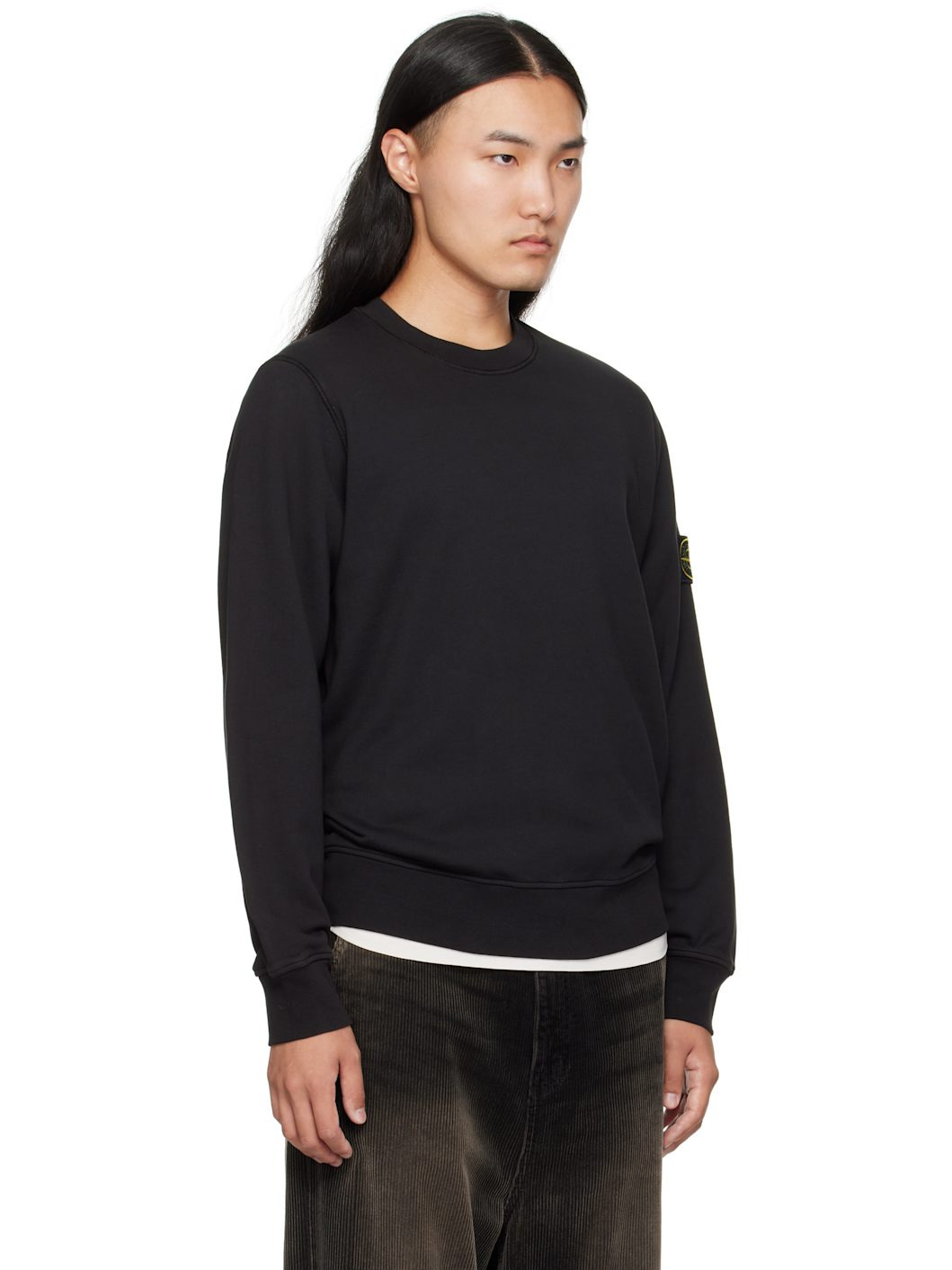 Black 6100060 Organic Cotton Fleece Sweatshirt - 2