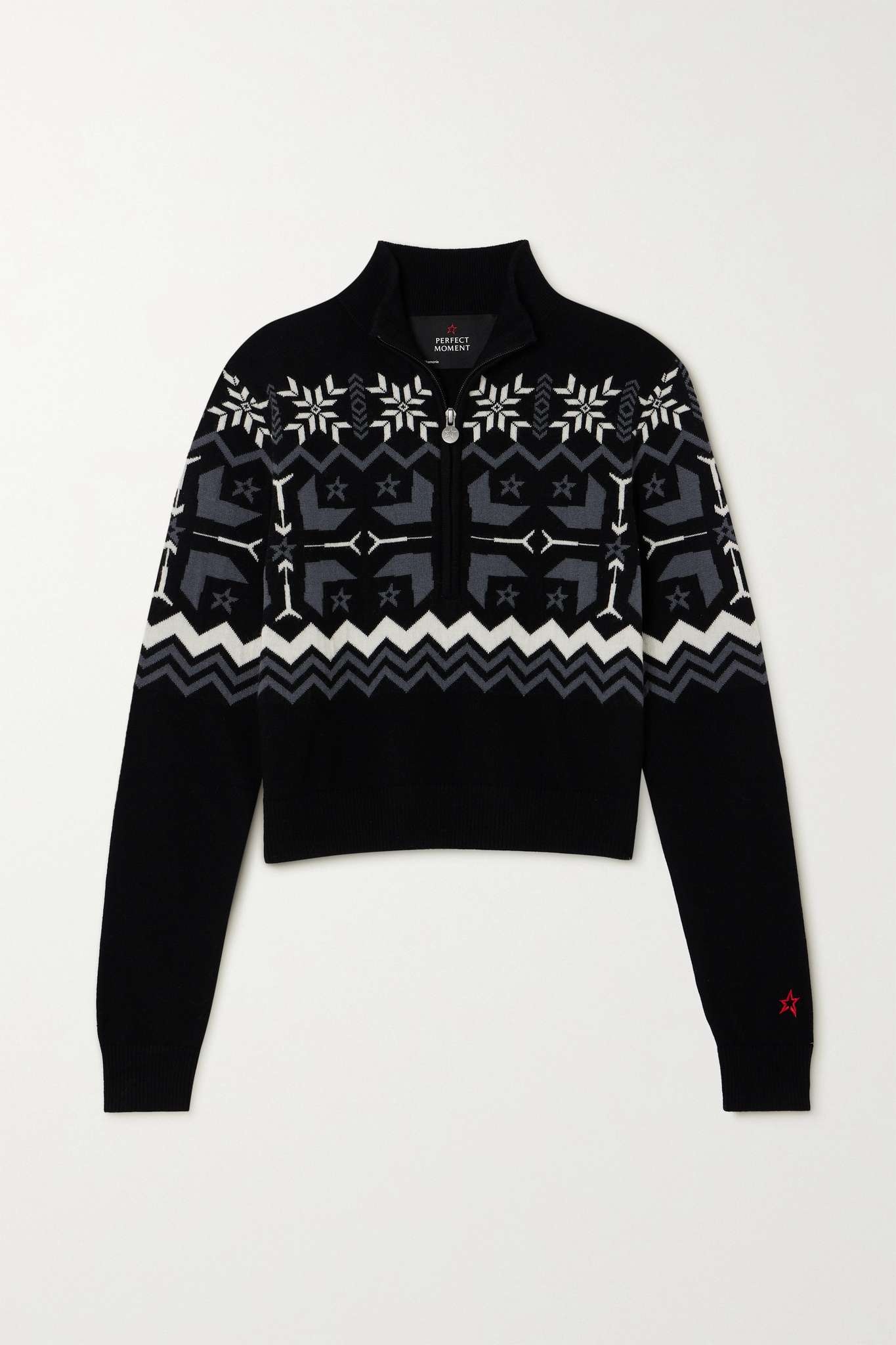 Nordic Fair Isle intarsia merino wool sweater - 1