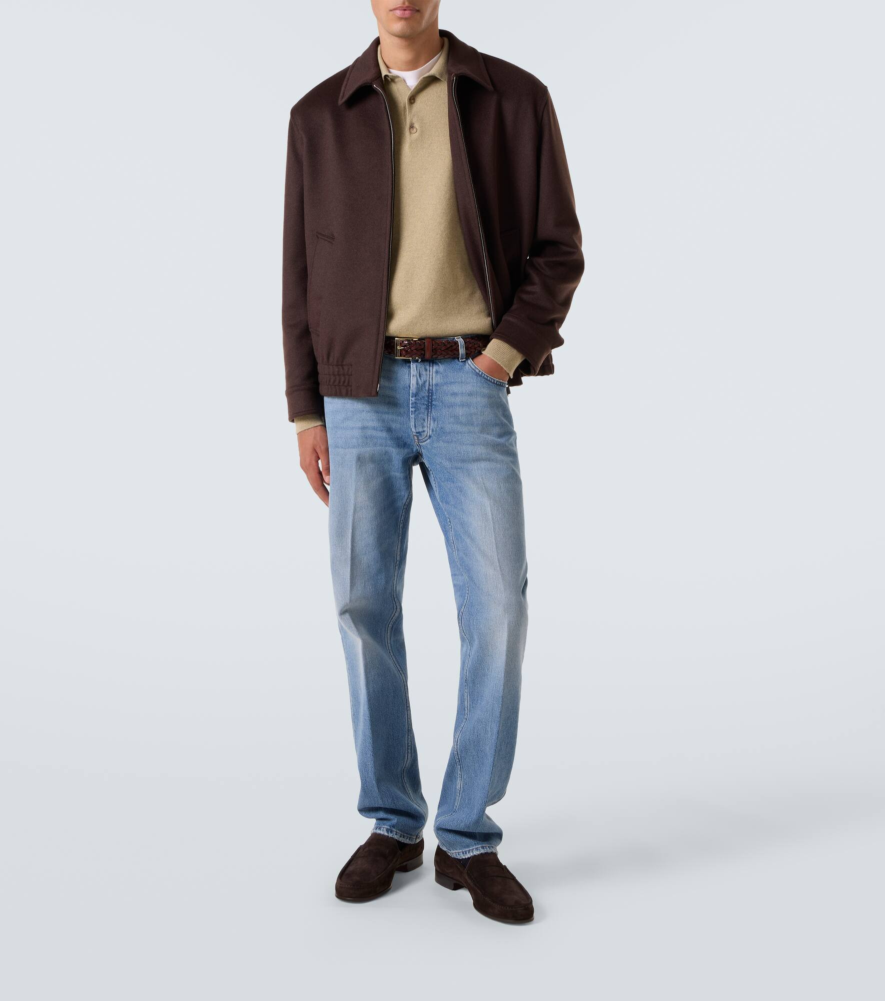 Cashmere and wool blouson - 2