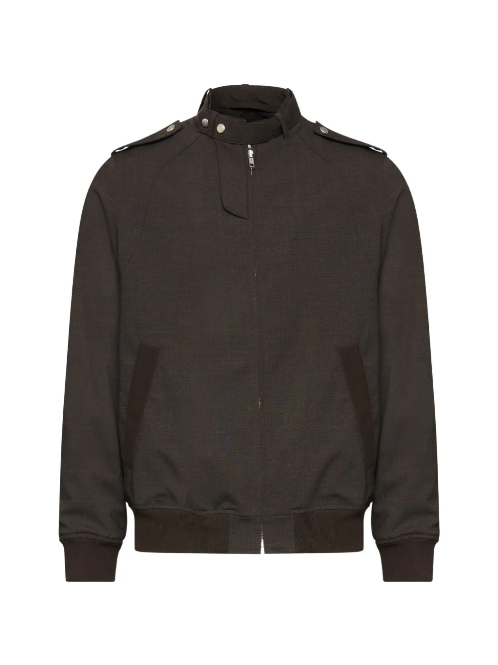 shoulder-details zip-up jacket - 1