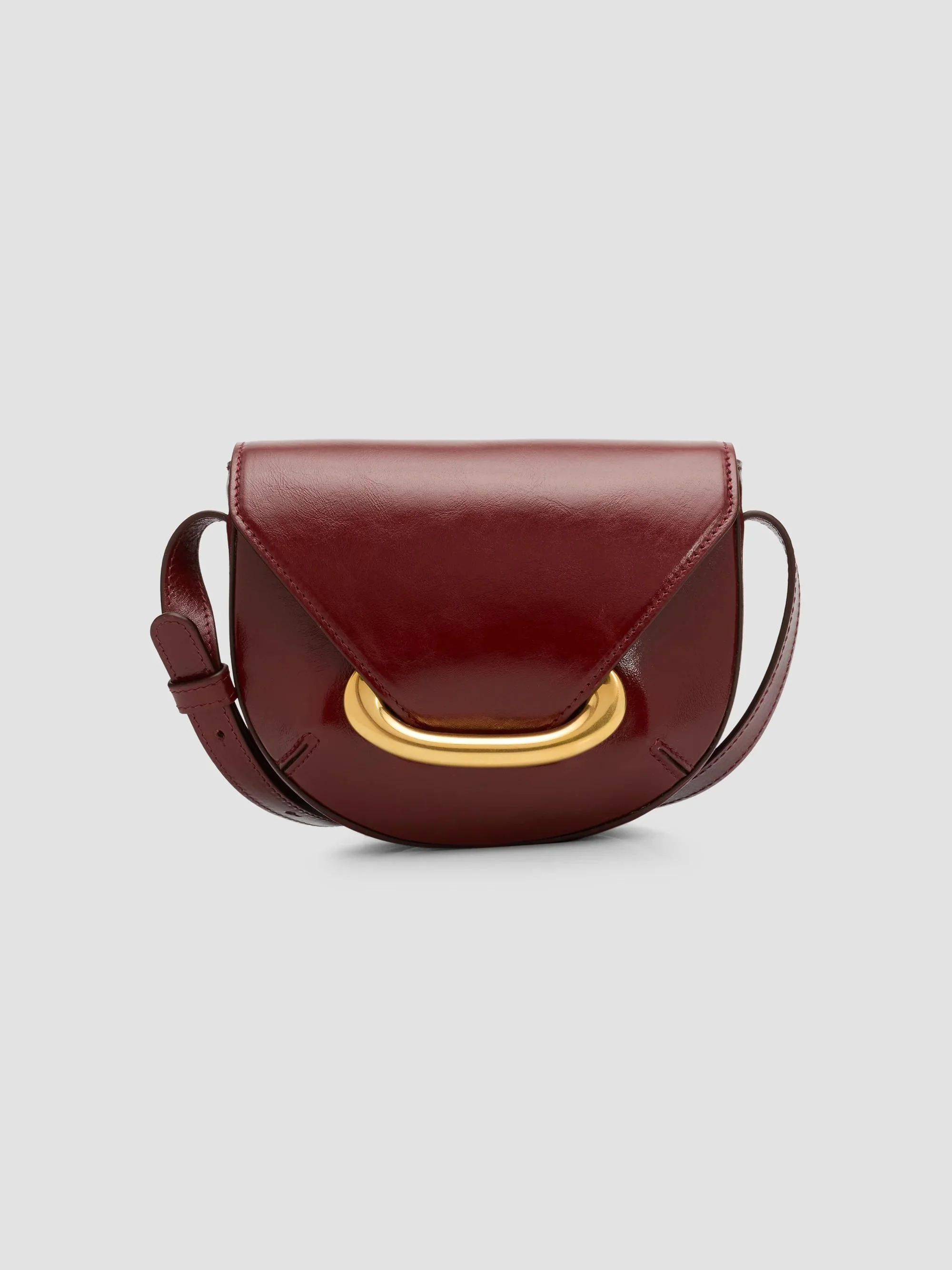 Women's Veneto Small Leather Crossbody Bag - Ruby Glaze - 1