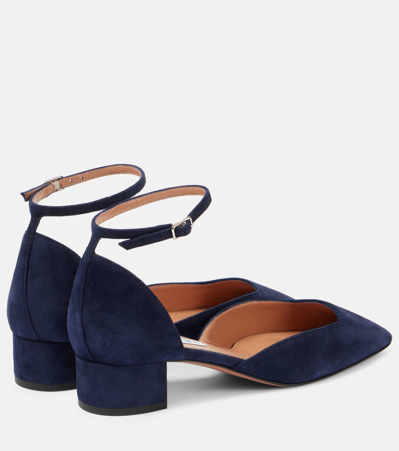AQUAZZURA Asha 35 suede pumps outlook