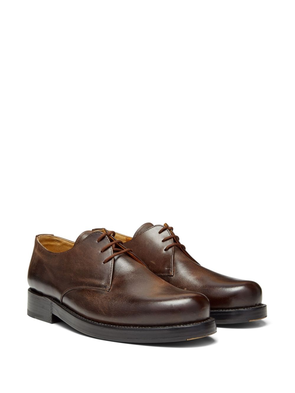 leather derby shoes - 2