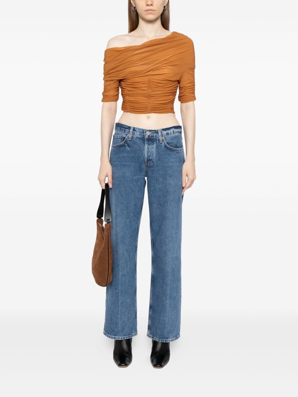 low-rise loose jeans - 2