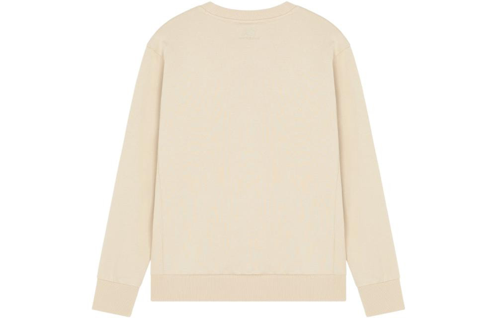 New Balance Logo Printing Round Neck Pullover Couple Style Creamy White 5CC17083-BEI - 2