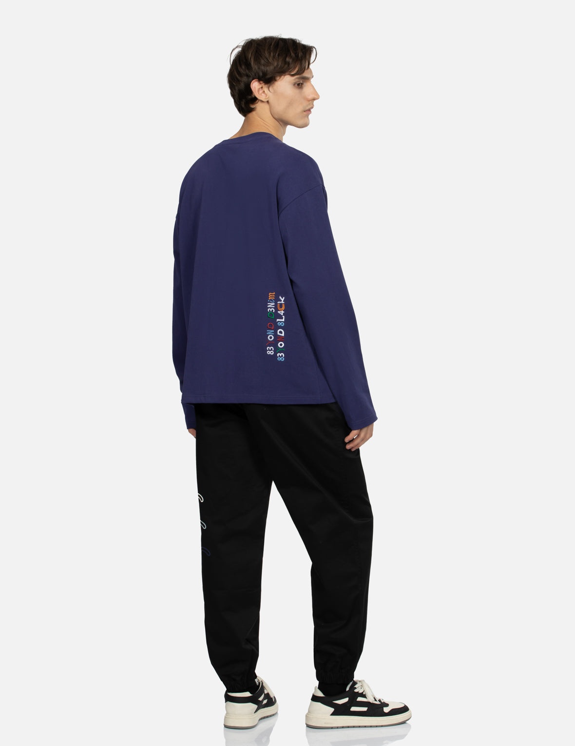 Multiple Seagull Print Regular Fit Joggers - 4
