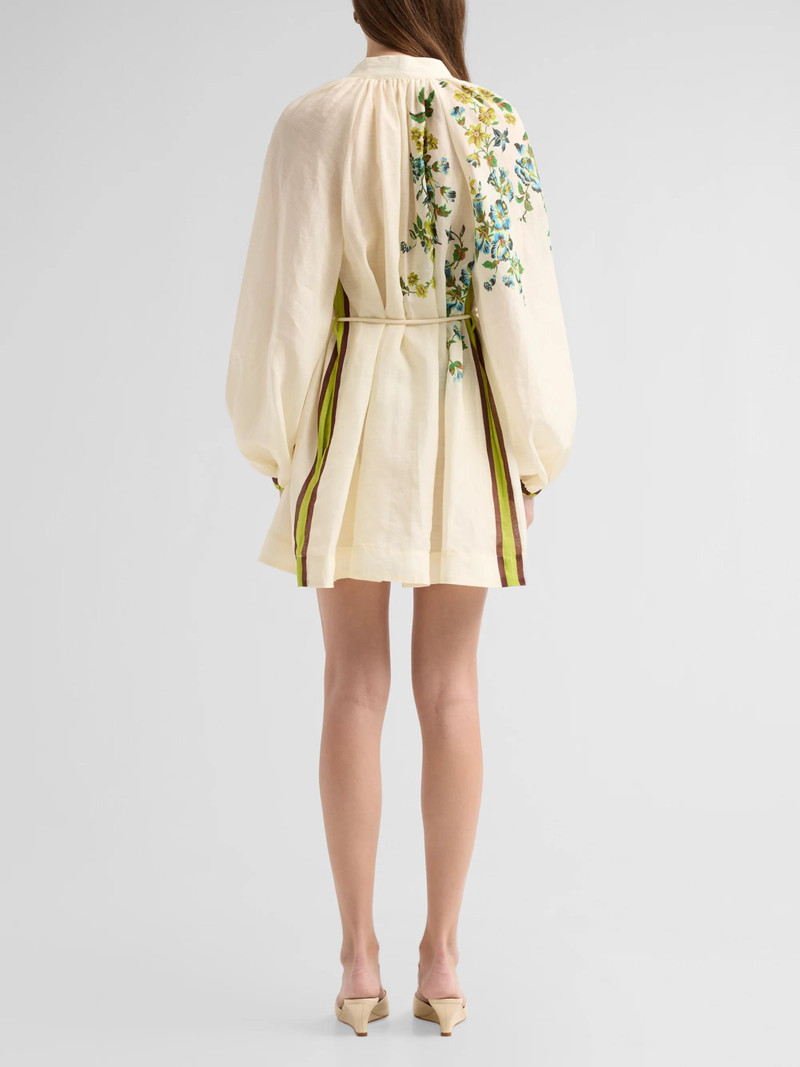 Women's Fara Embroidered Mini Dress - Ivory 3