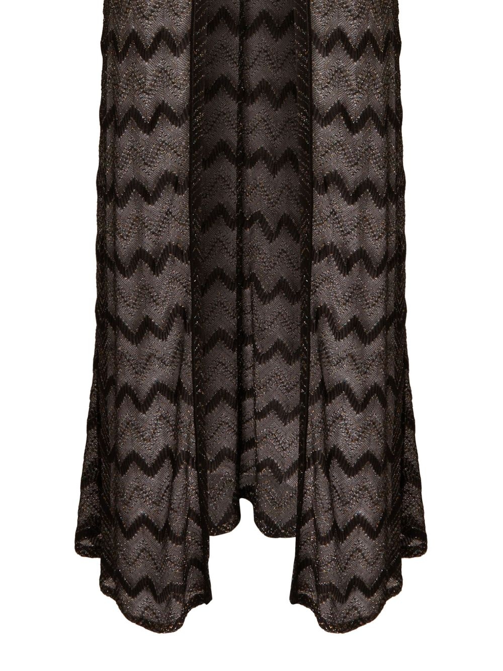 zigzag lamé cover-up - 2