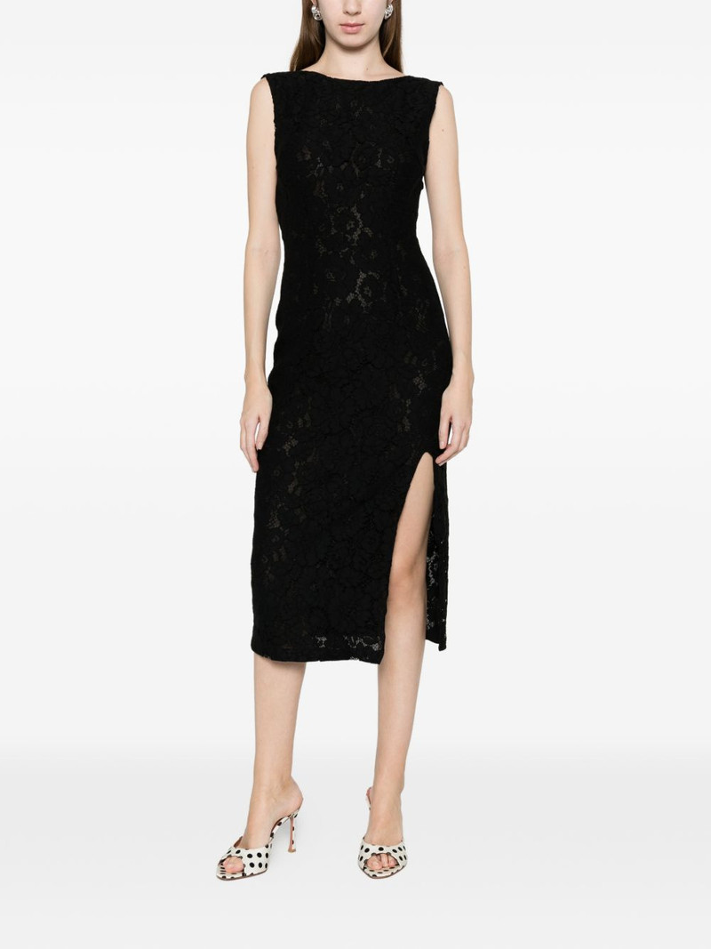 PINKO Drupa lace slit midi dress outlook