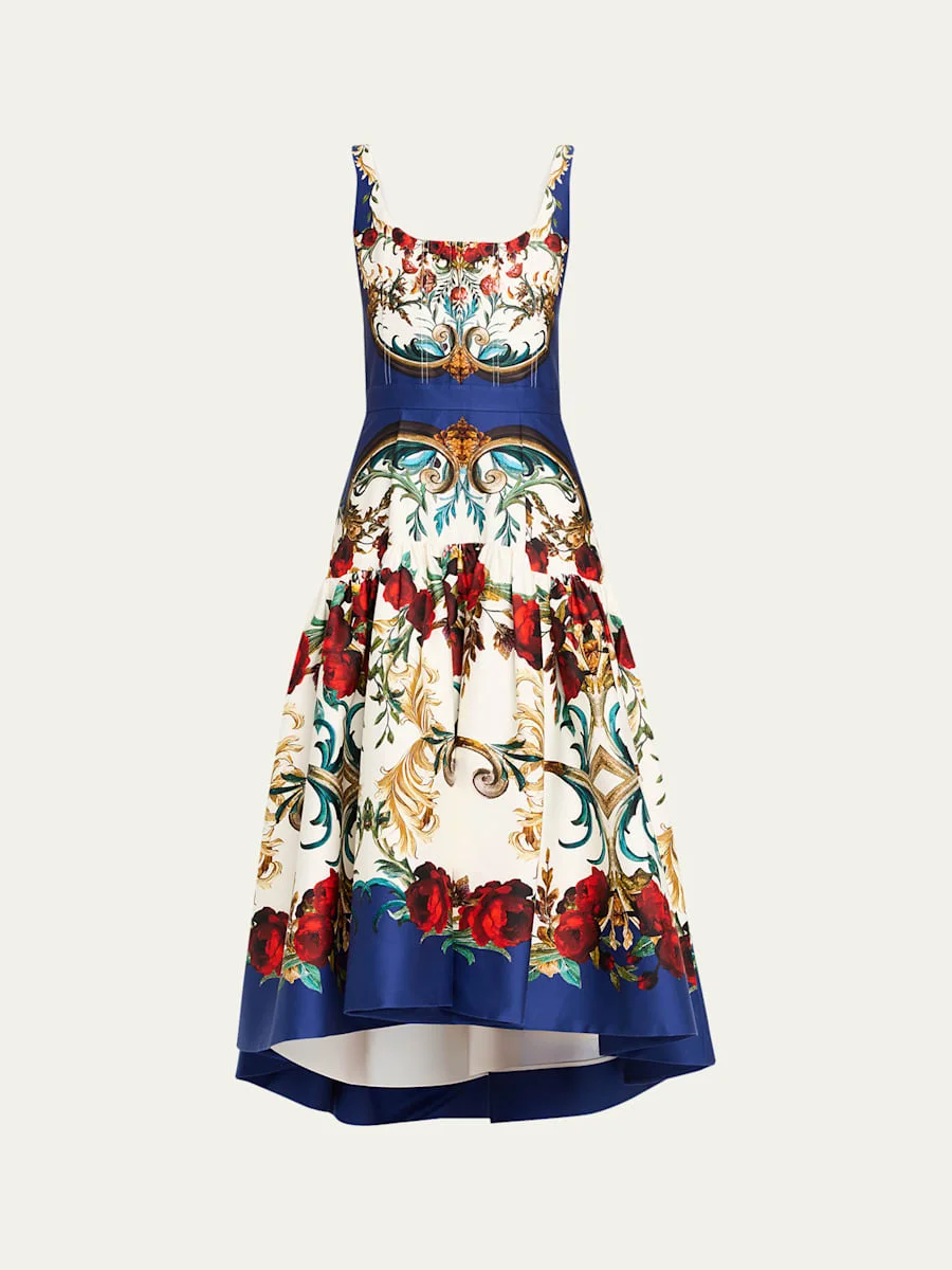 Gilded Rose Diana Structured Midi Dress - 1