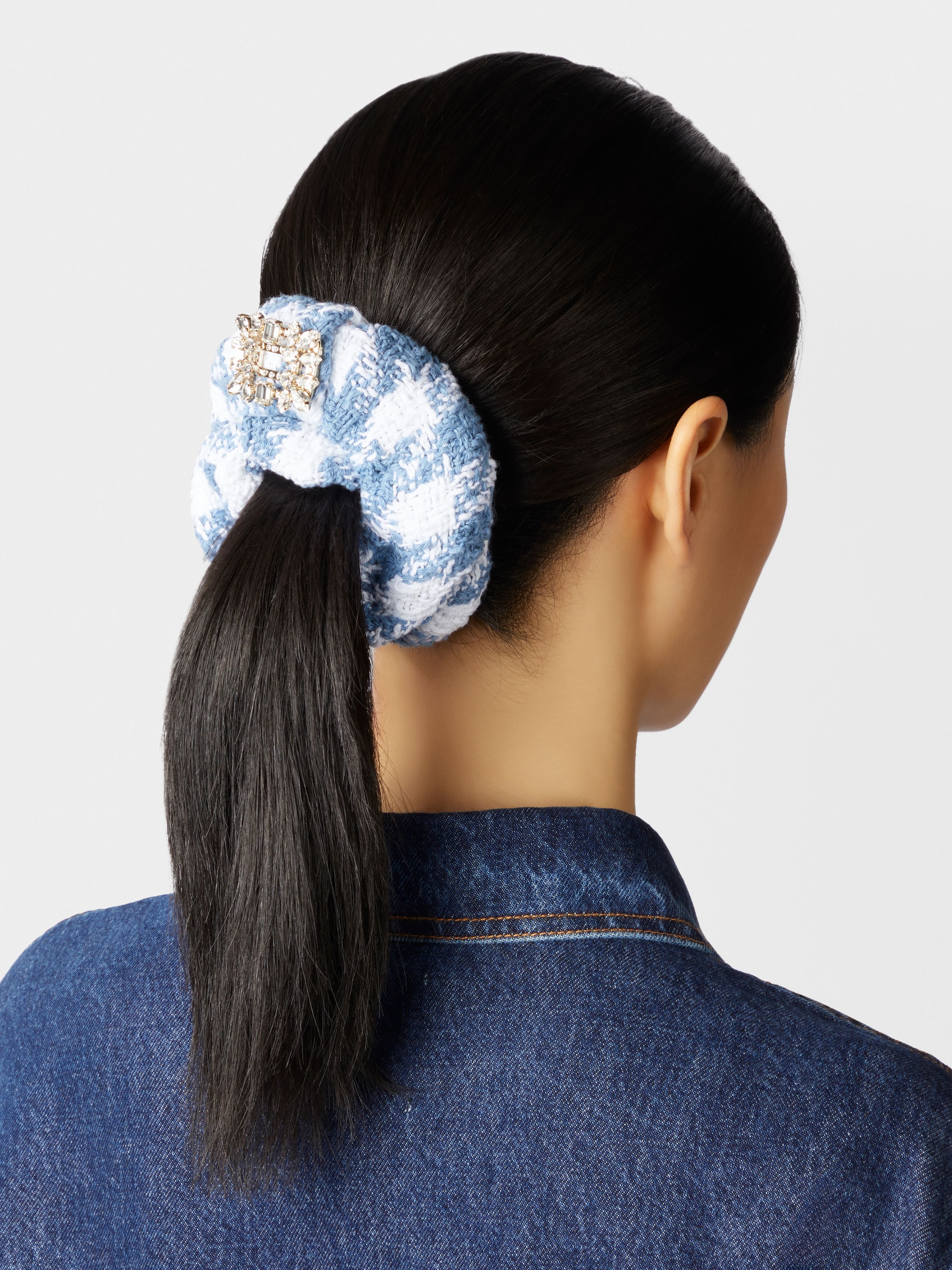 Broche Vivier Scrunchie in Vichy - 2