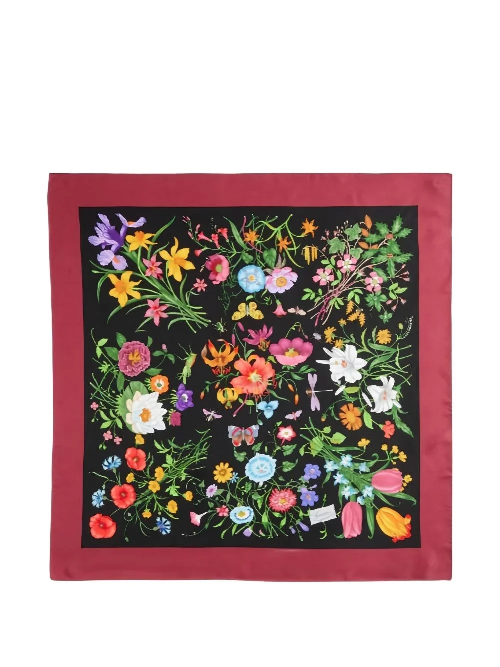 Printed silk foulard - 1
