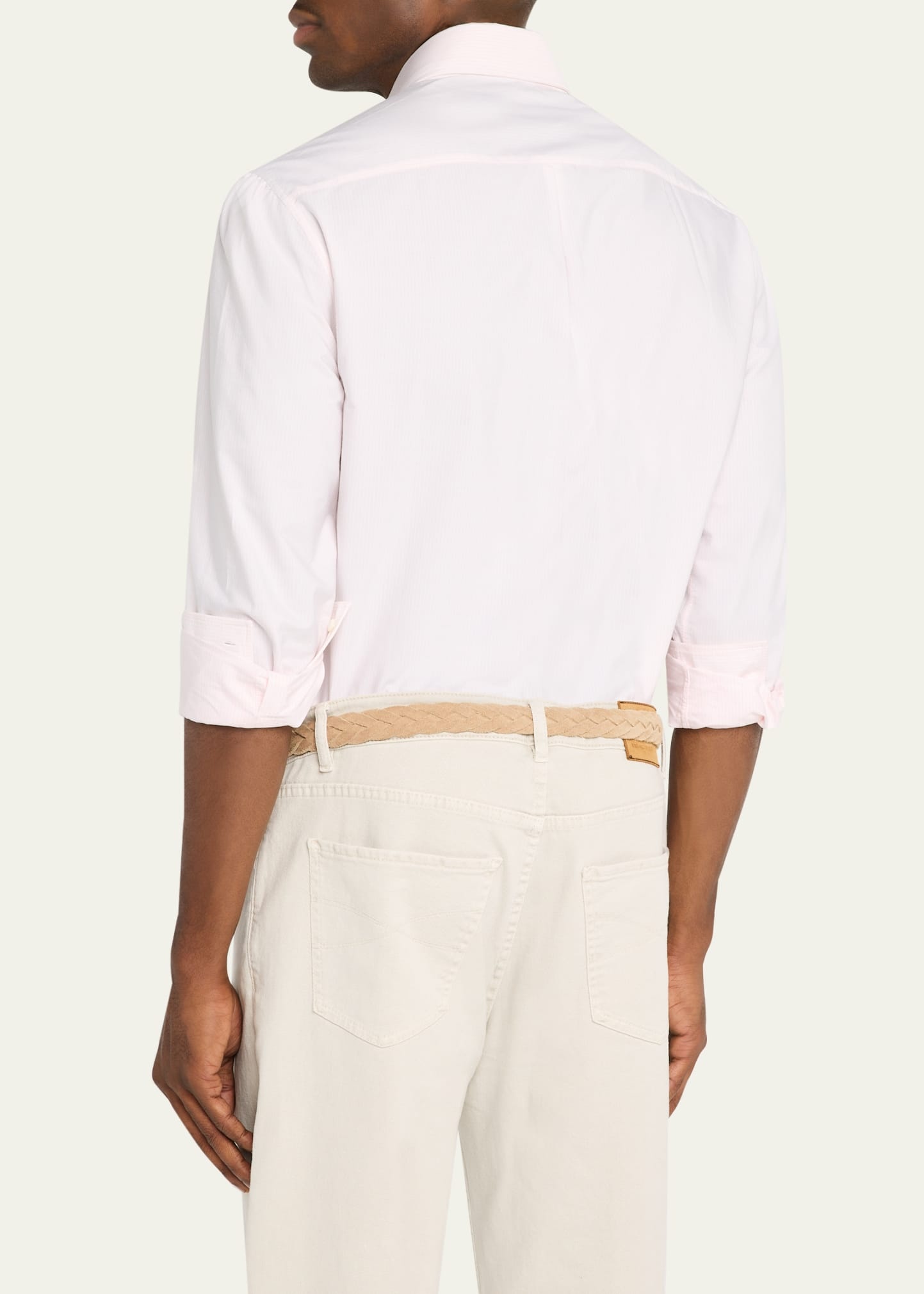 Men's Cotton Micro-Stripe Sport Shirt - 3