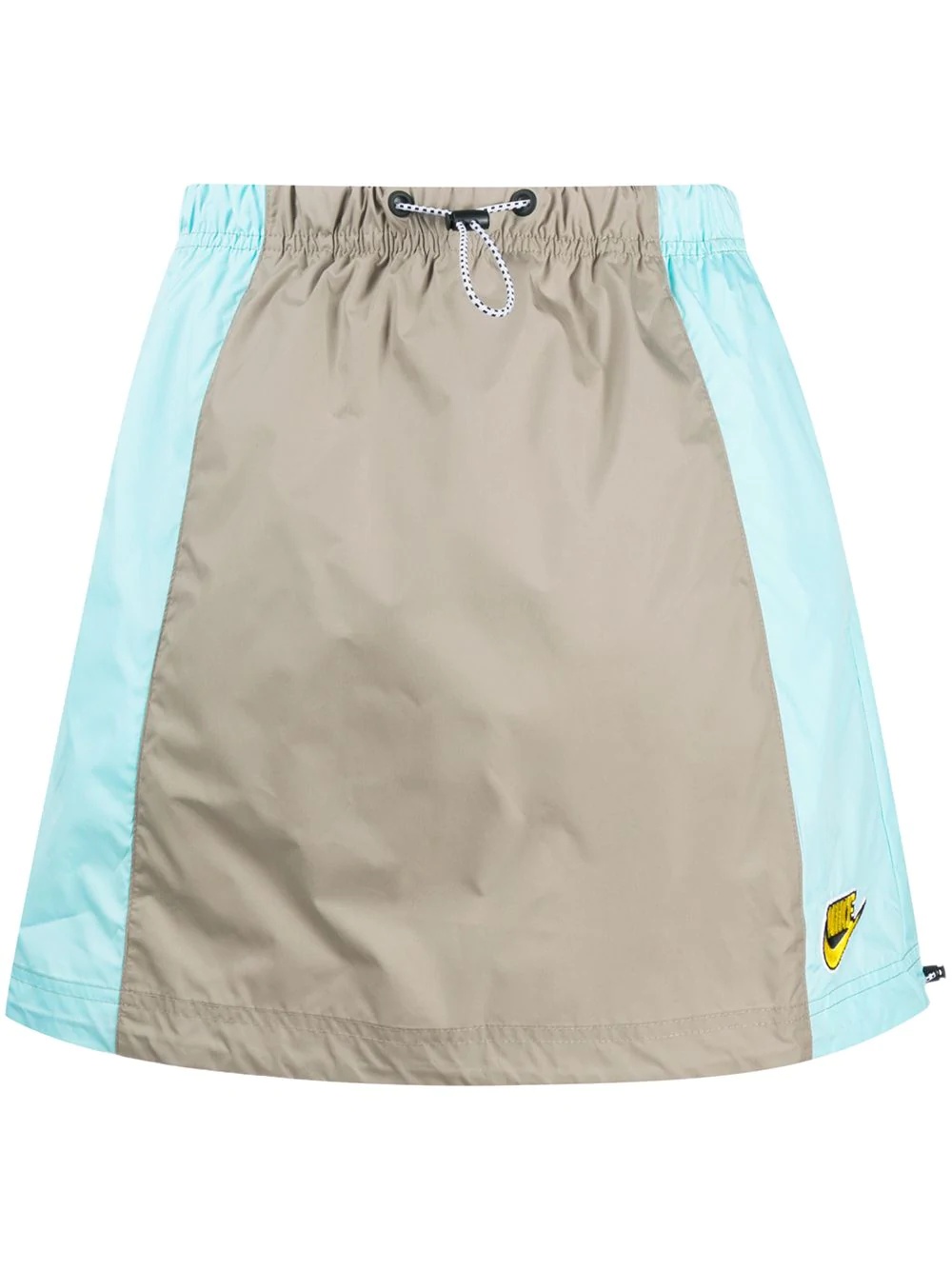 drawstring panelled skirt - 1