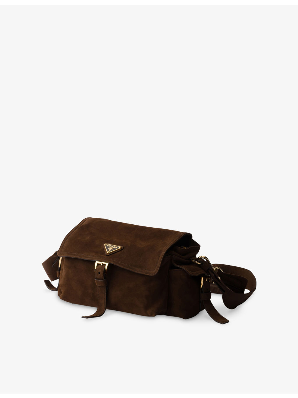 Explore Medium Suede Shoulder Bag - 7
