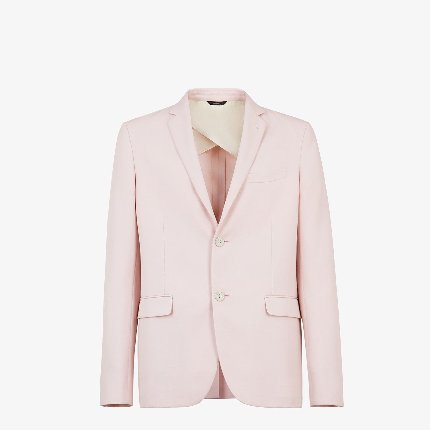 Pink wool blazer - 1