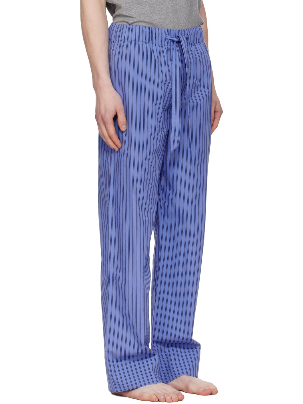 Navy Poplin Pyjama Pants - 2
