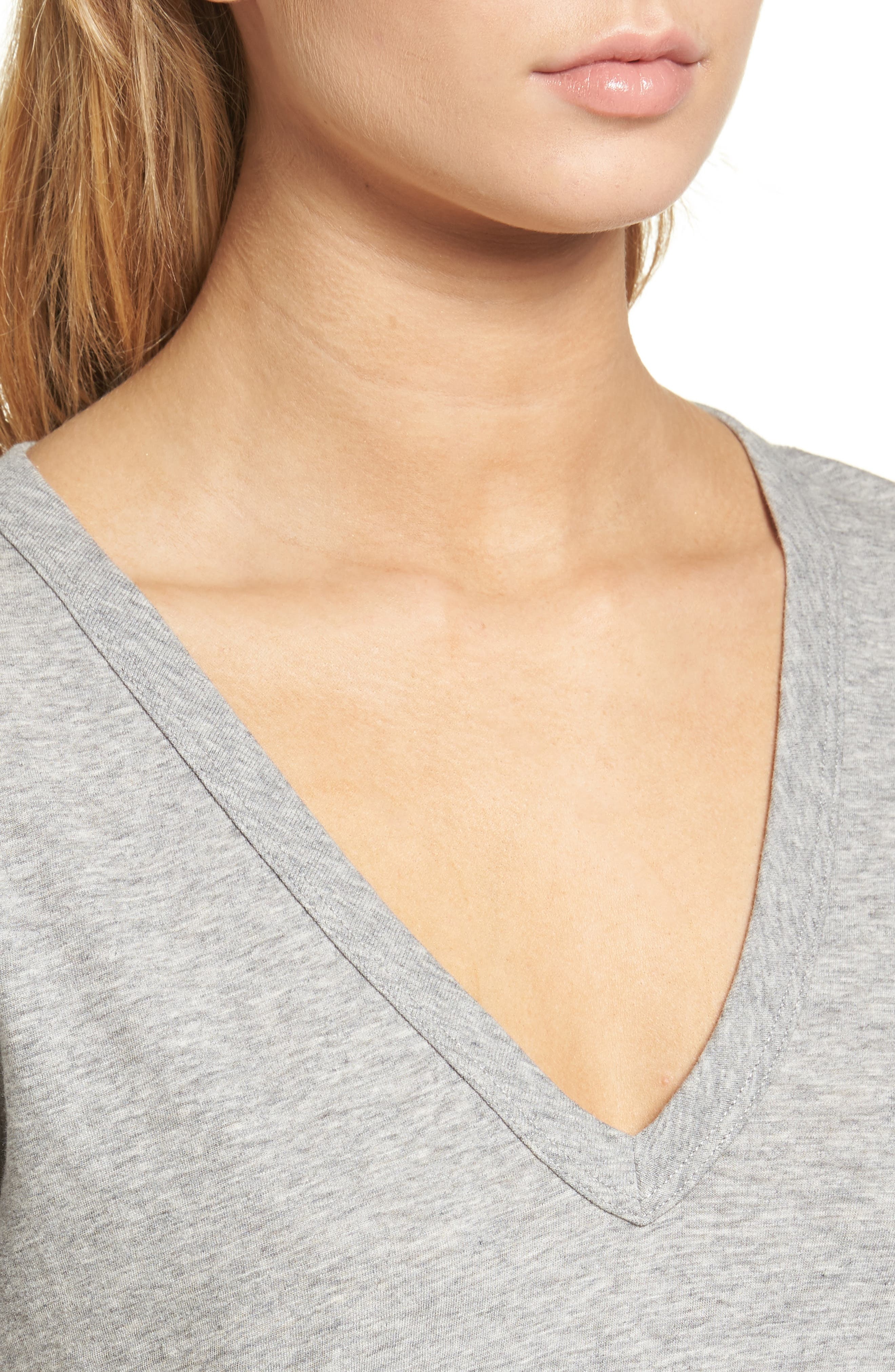 The Vee Slub Cotton T-Shirt - 4