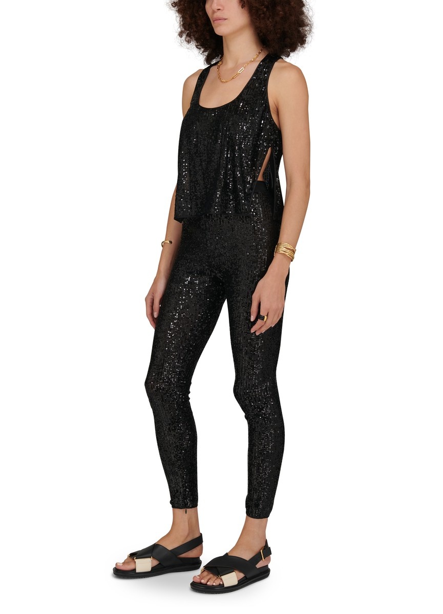 All Over Sequins Logoed Leggings - 2