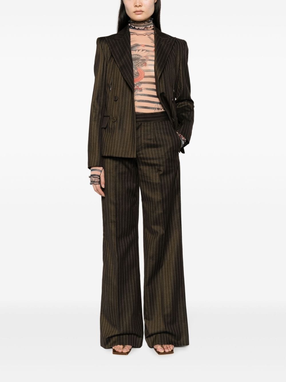 The Thong striped trousers - 2