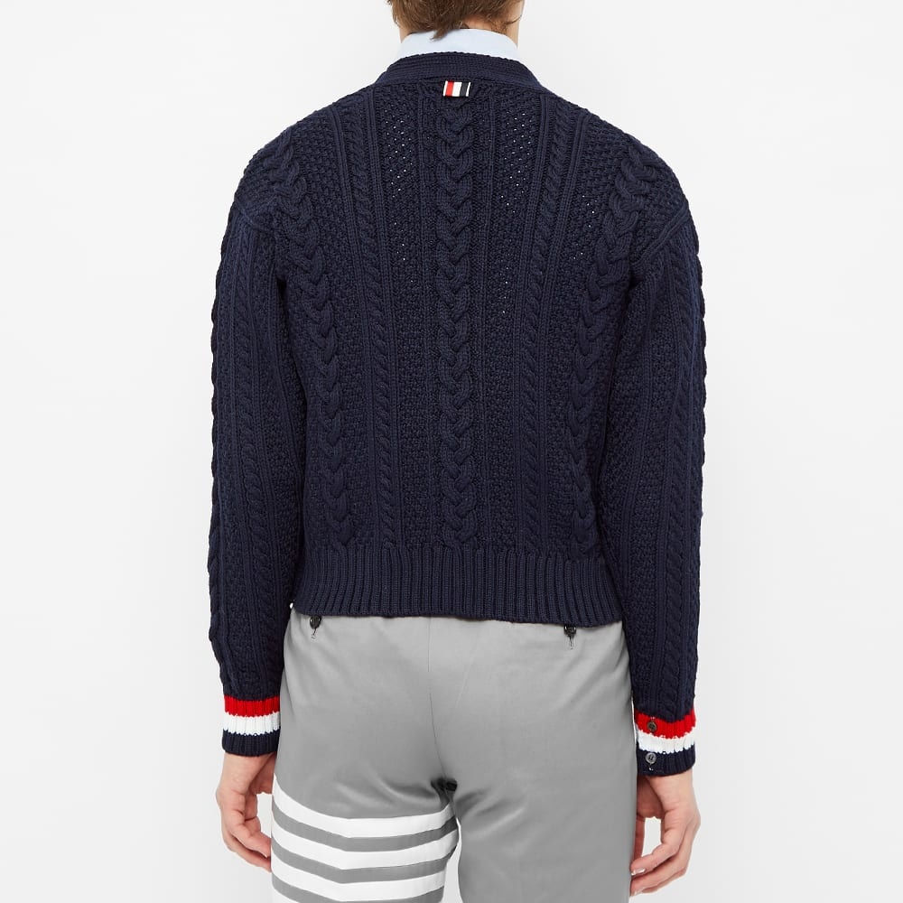 Thom Browne Classic Aran Cardigan - 5