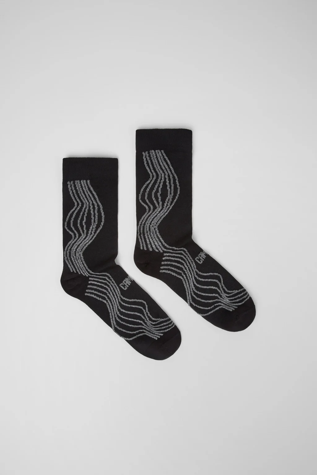Socks Black-gray organic cotton socks. - 1