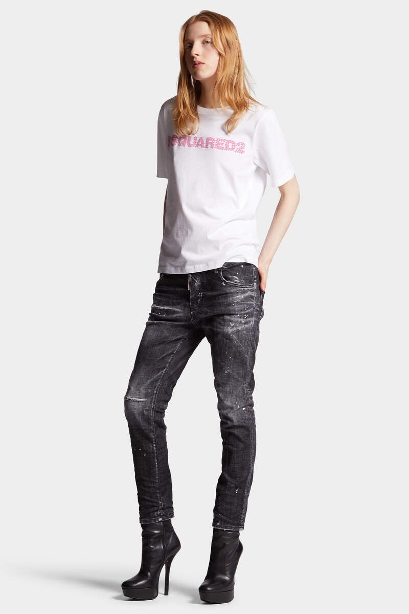 BLACK CLOUD WASH COOL GIRL JEANS - 3