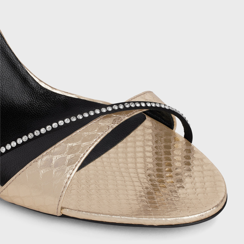 CELINE SOIR in LAMINATED AYERS & SATIN 4