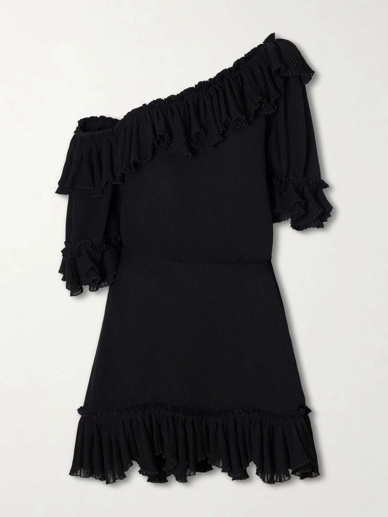 Robe Mousseline Crepe Silk Dress - 1