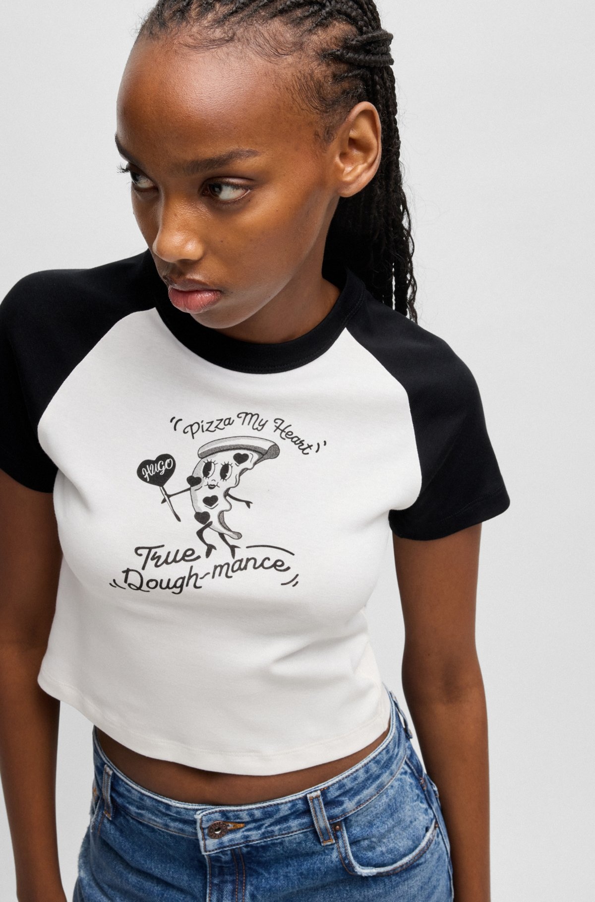 COTTON RINGER REGULAR-FIT T-SHIRT WITH SEASONAL ARTWORK - 5