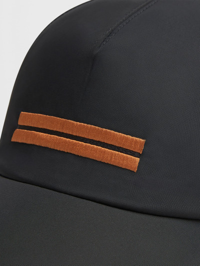 ZEGNA BLACK TECHNICAL FABRIC HAT outlook