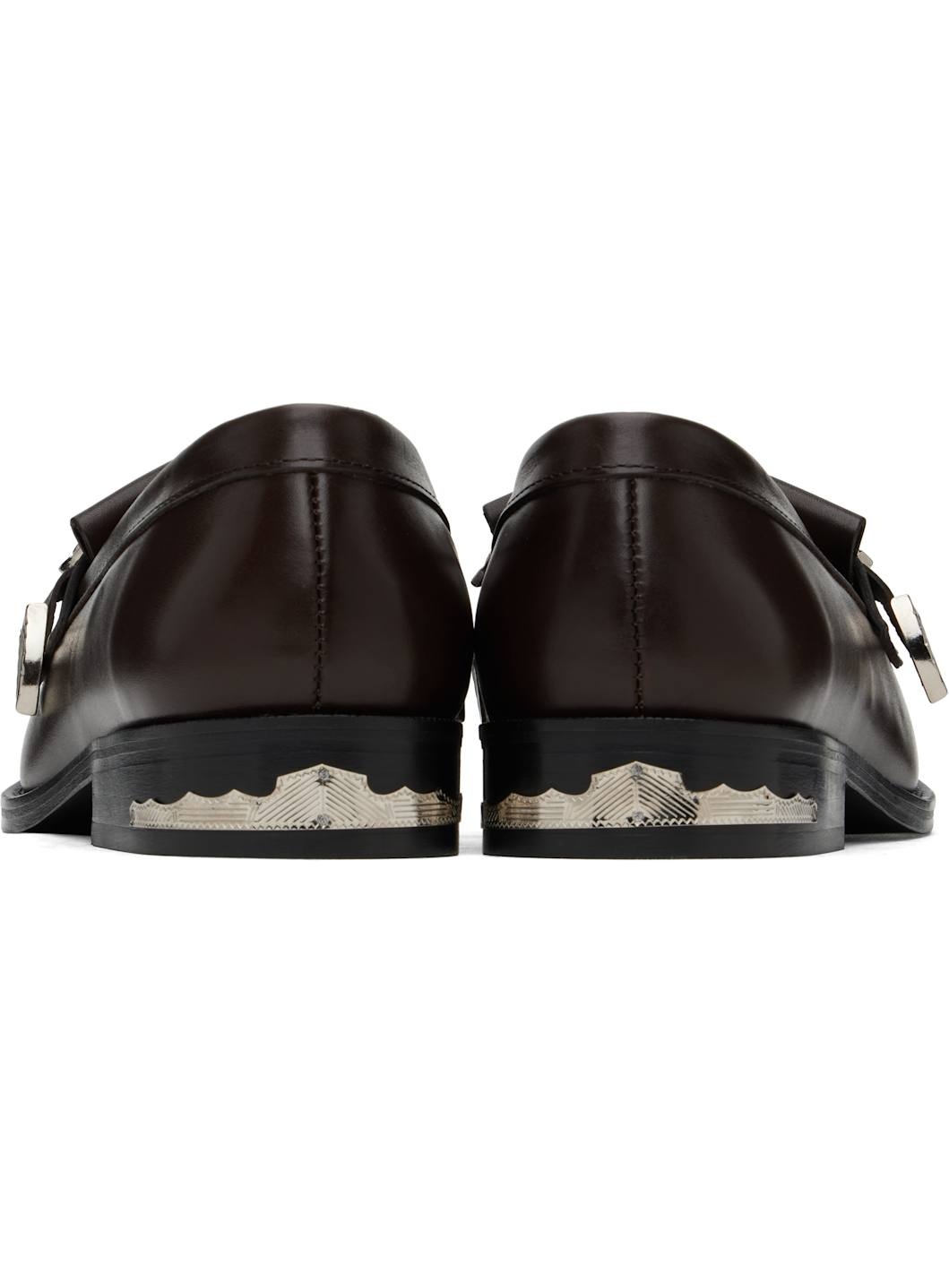 Brown Leather Loafers - 2