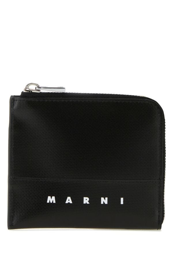 Marni Man Black Polyester Wallet - 1
