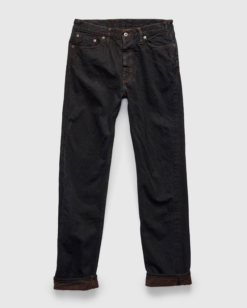 "Natural Dye Pack" 14oz Brown Selvedge Denim - Classic Straight Fit 1