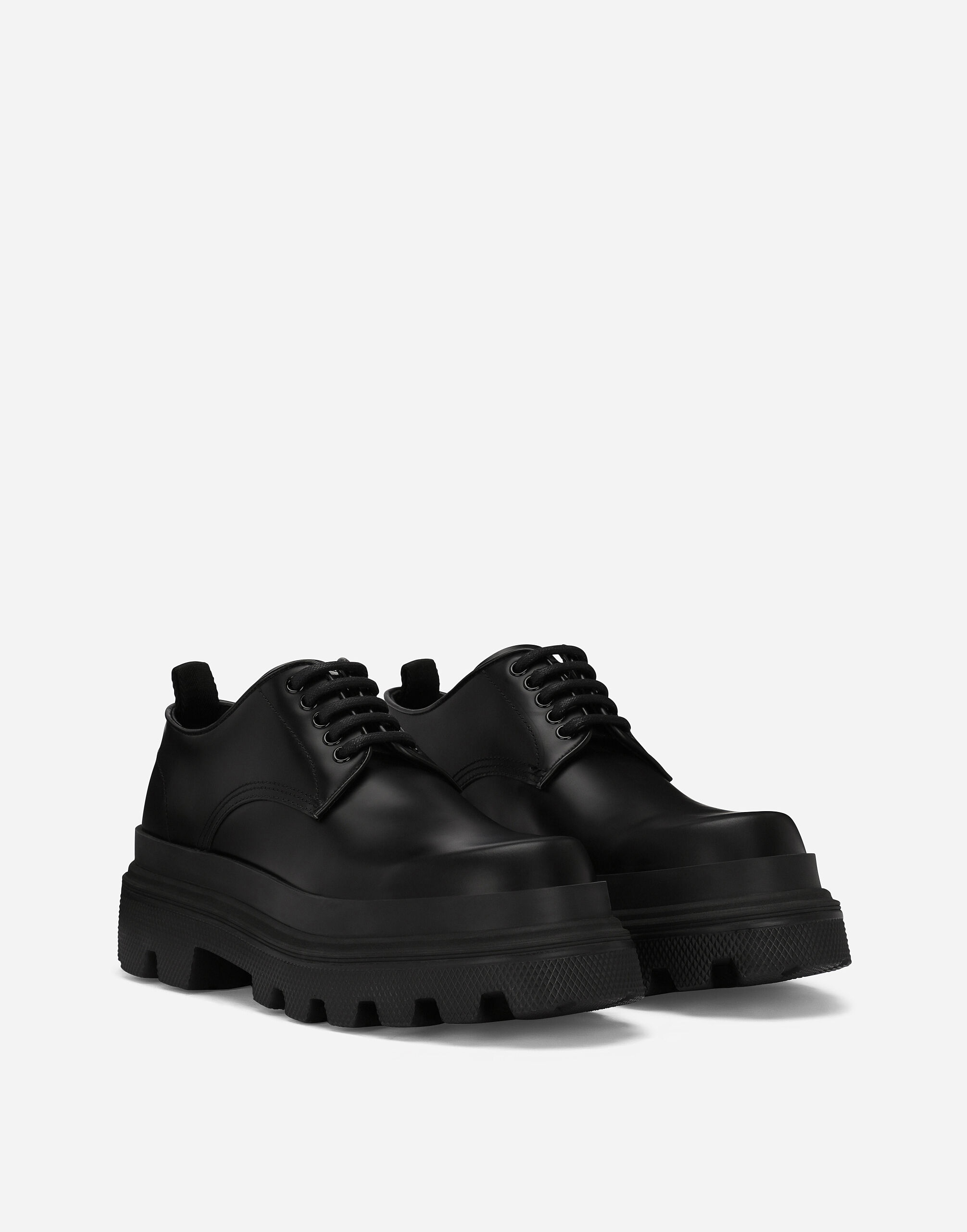 Brushed calfskin Derby shoes - 2