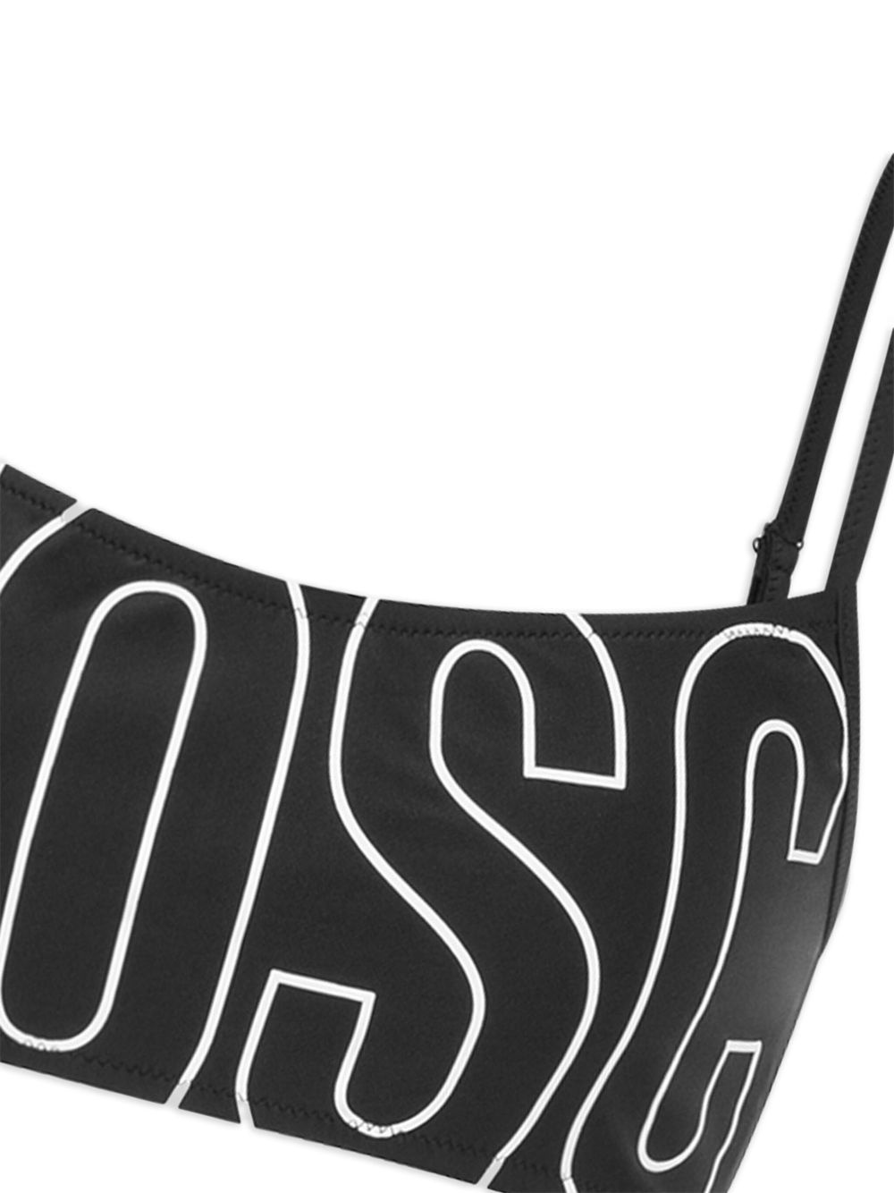 logo-print bikini top - 2