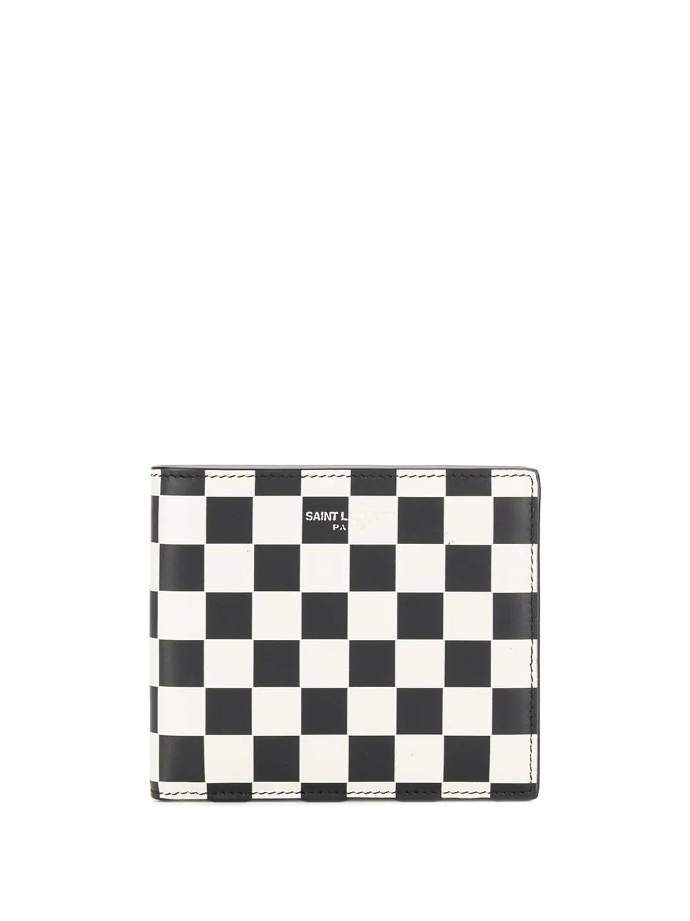 checkerboard bi-fold wallet - 1