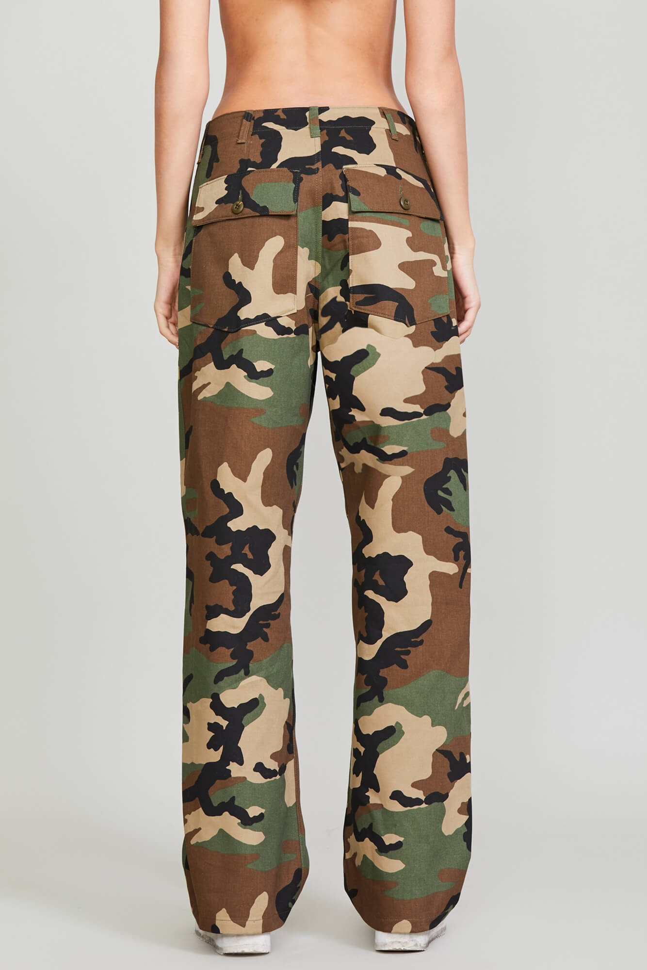 WIDE LEG UTILITY PANT - CAMO - 4