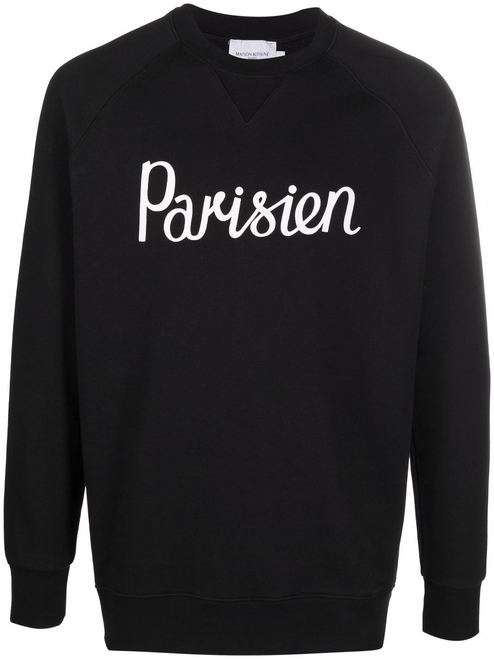 Parisien slogan-print sweatshirt - 1