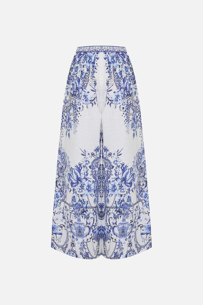 WIDE LEG TROUSER WITH FRONT POCKETS 8