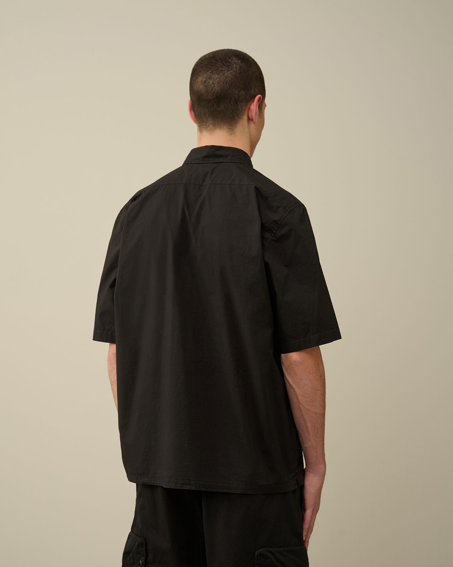 Cotton Popeline Short Sleeved Shirt - 3