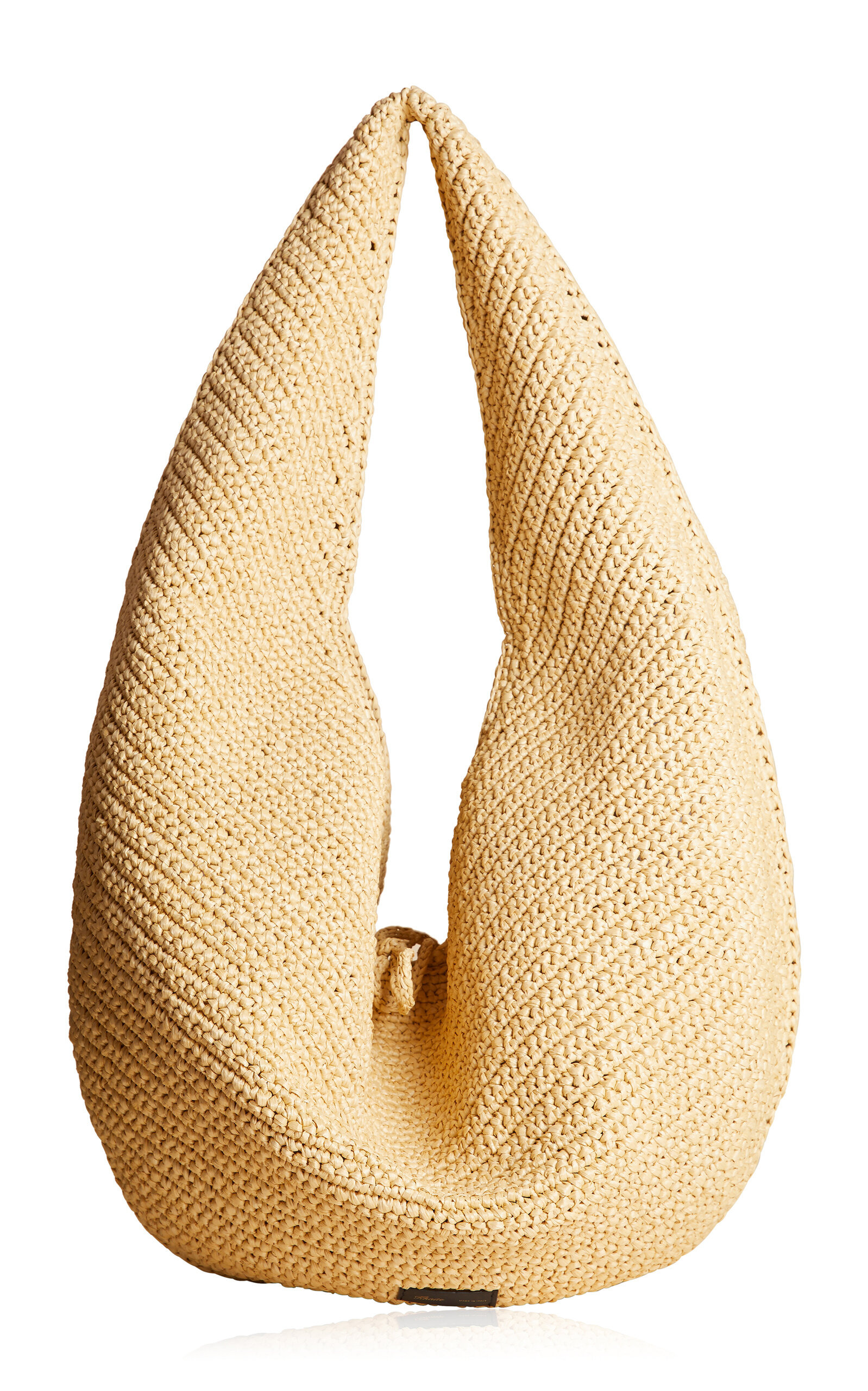 Olivia Large Raffia Hobo neutral - 1