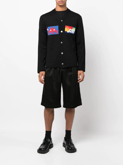 Comme des Garçons SHIRT graphic-print button-up cardigan outlook