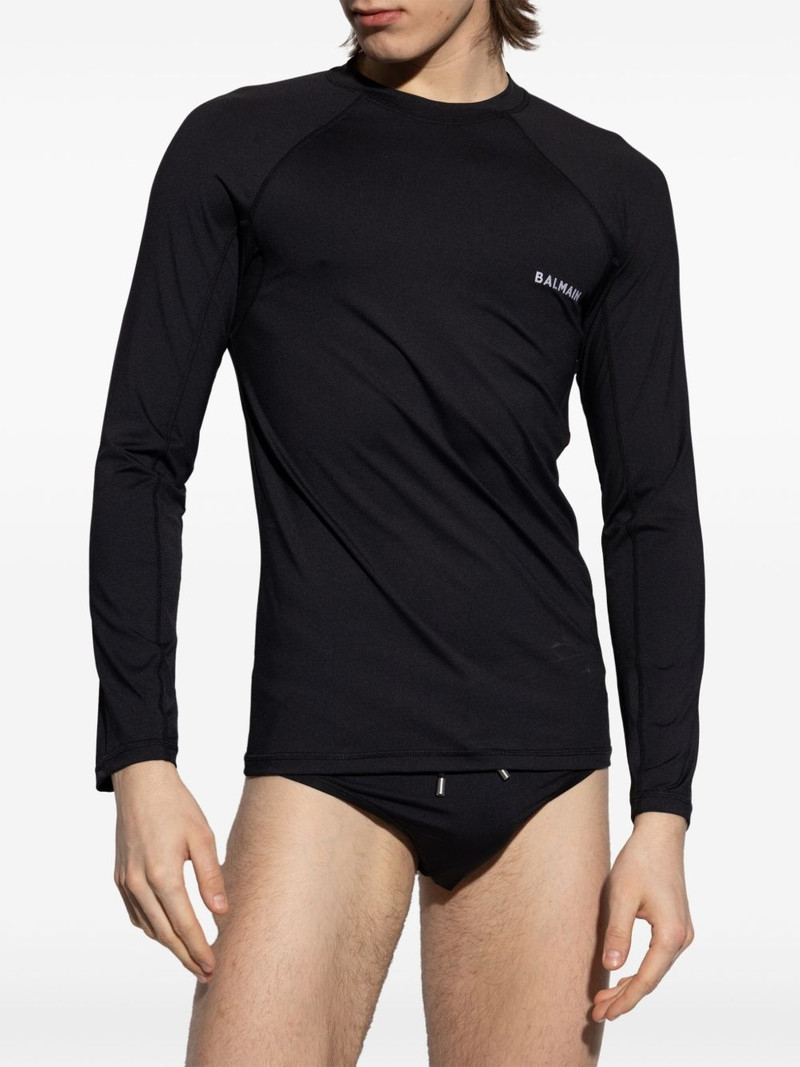 Balmain logo-embroidered T-shirt outlook