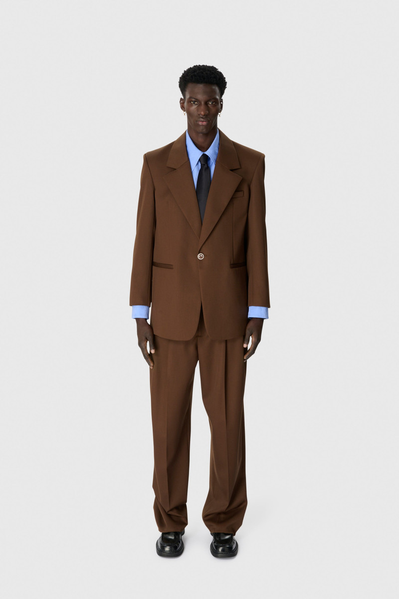 Marine Serre Virgin Wool Twill Boxy Blazer outlook