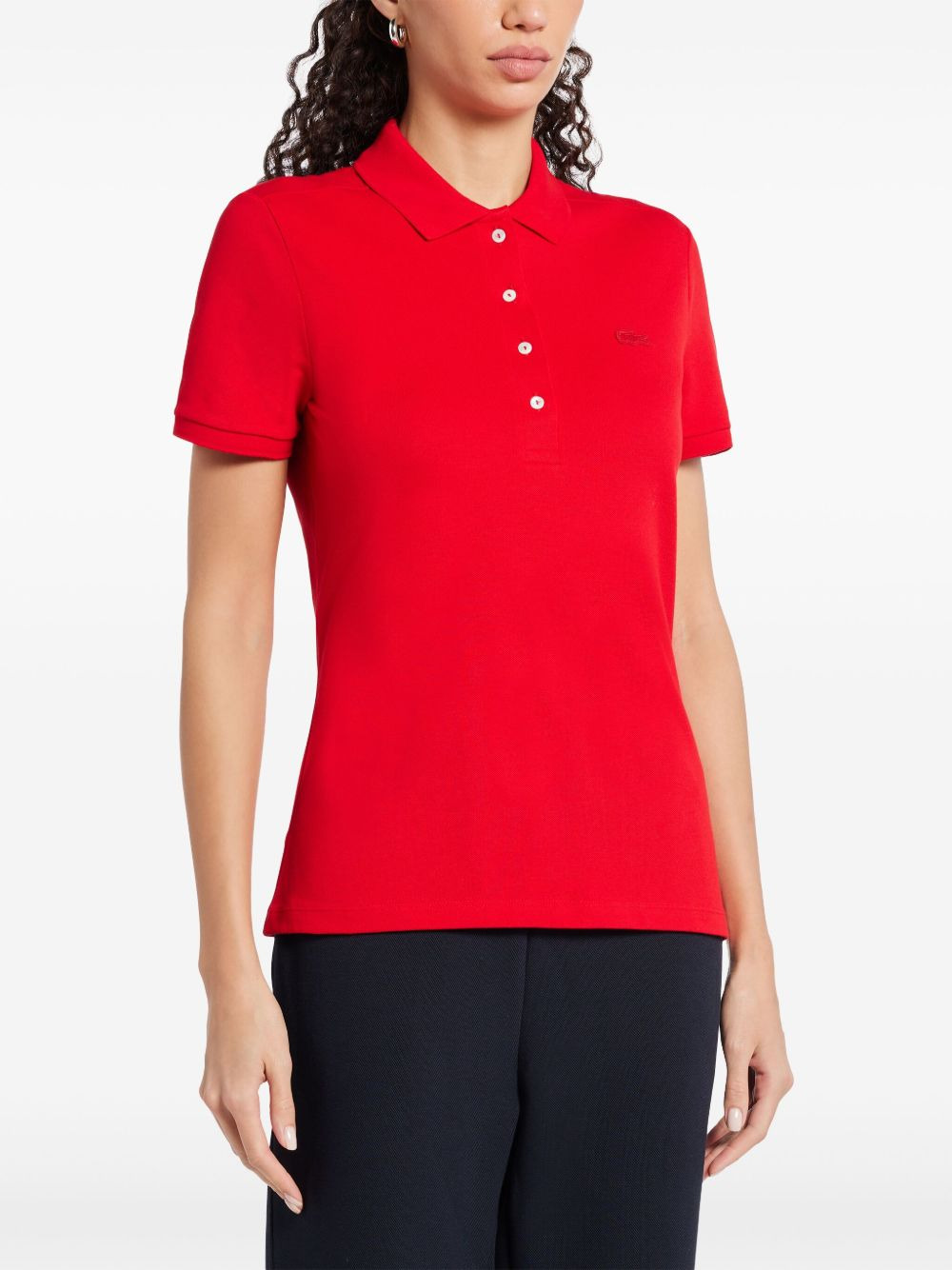 piqué-weave polo shirt - 3