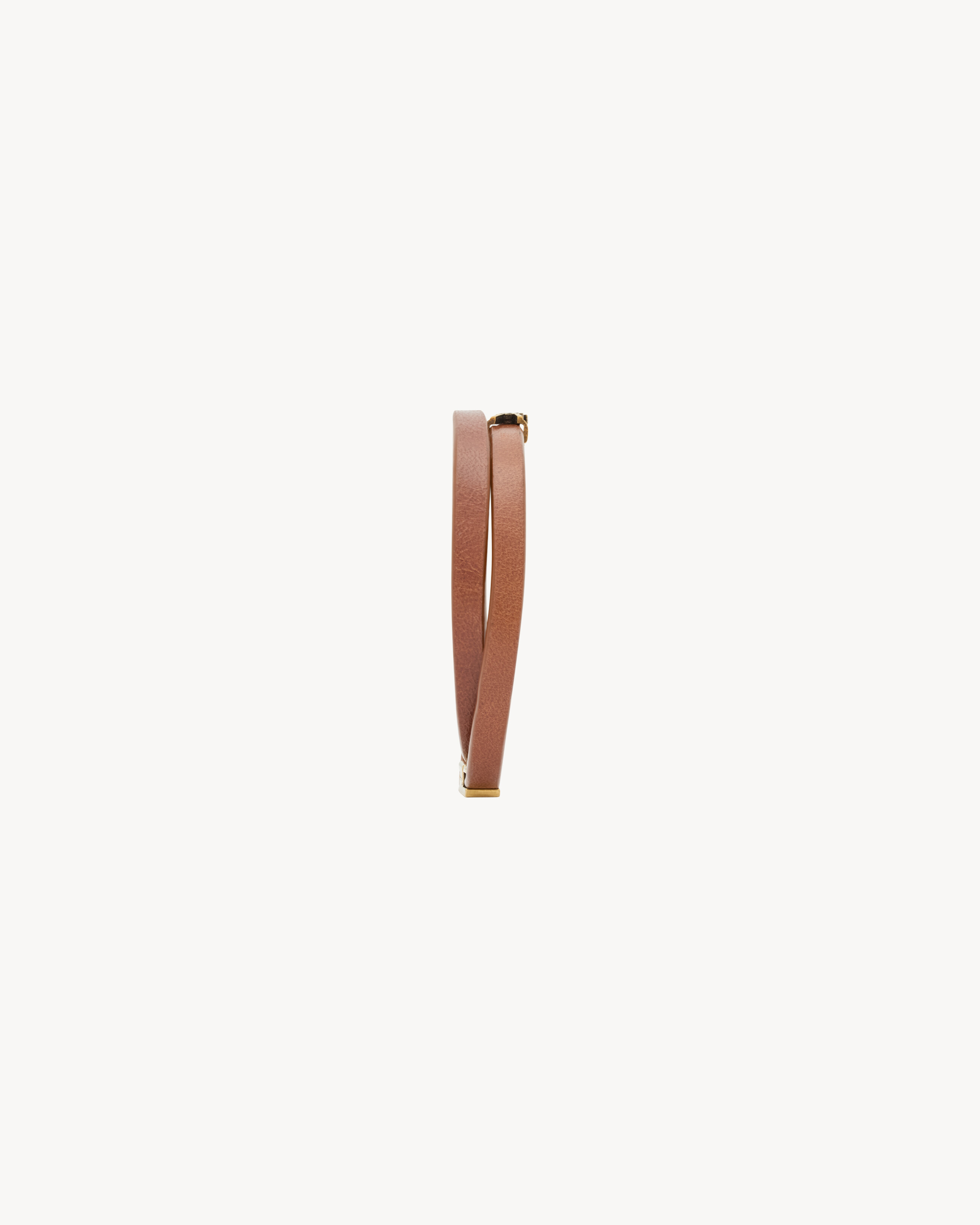 CASSANDRE DOUBLE-WRAP BRACELET IN LEATHER - 4