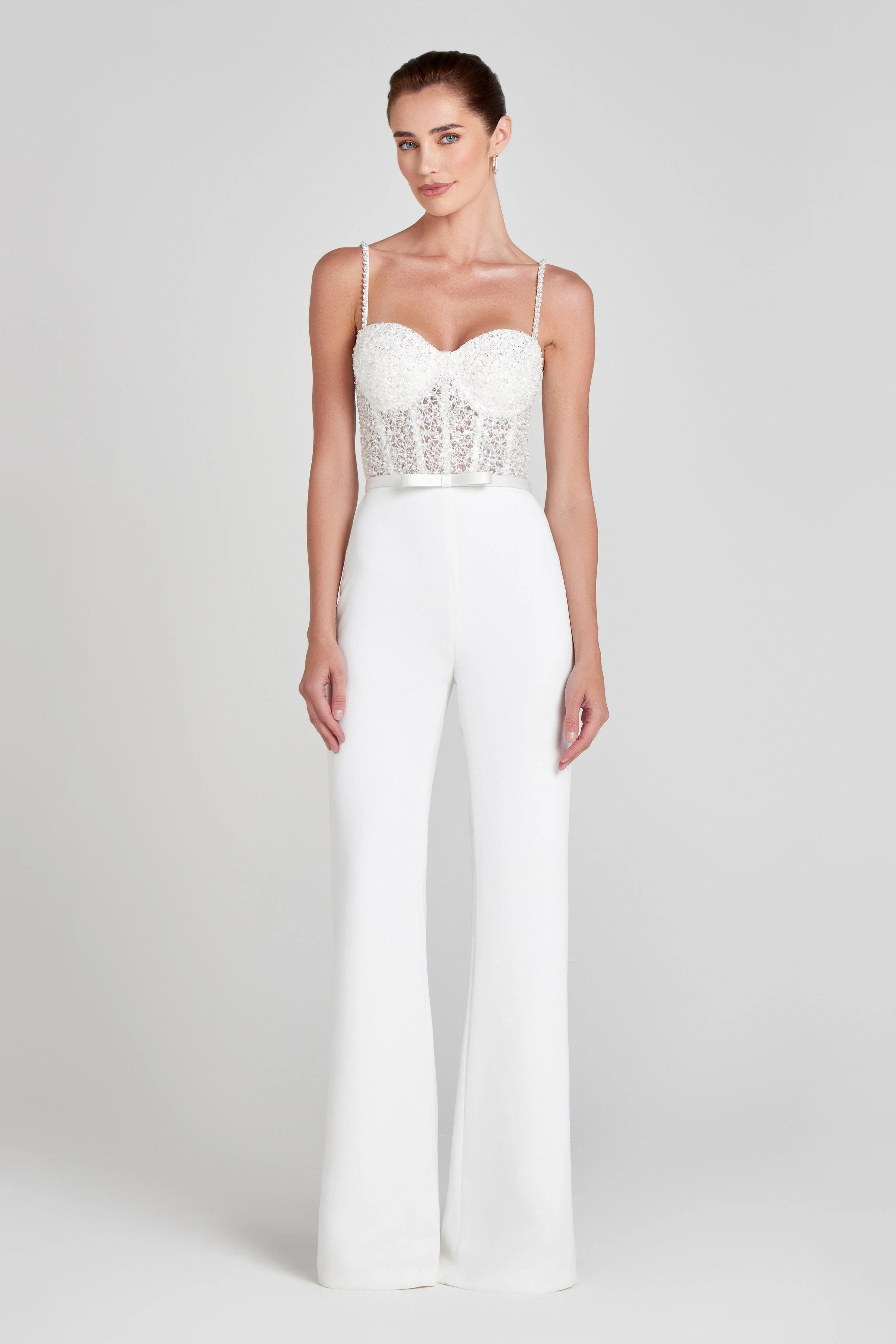 Aurora White Jumpsuit - 1